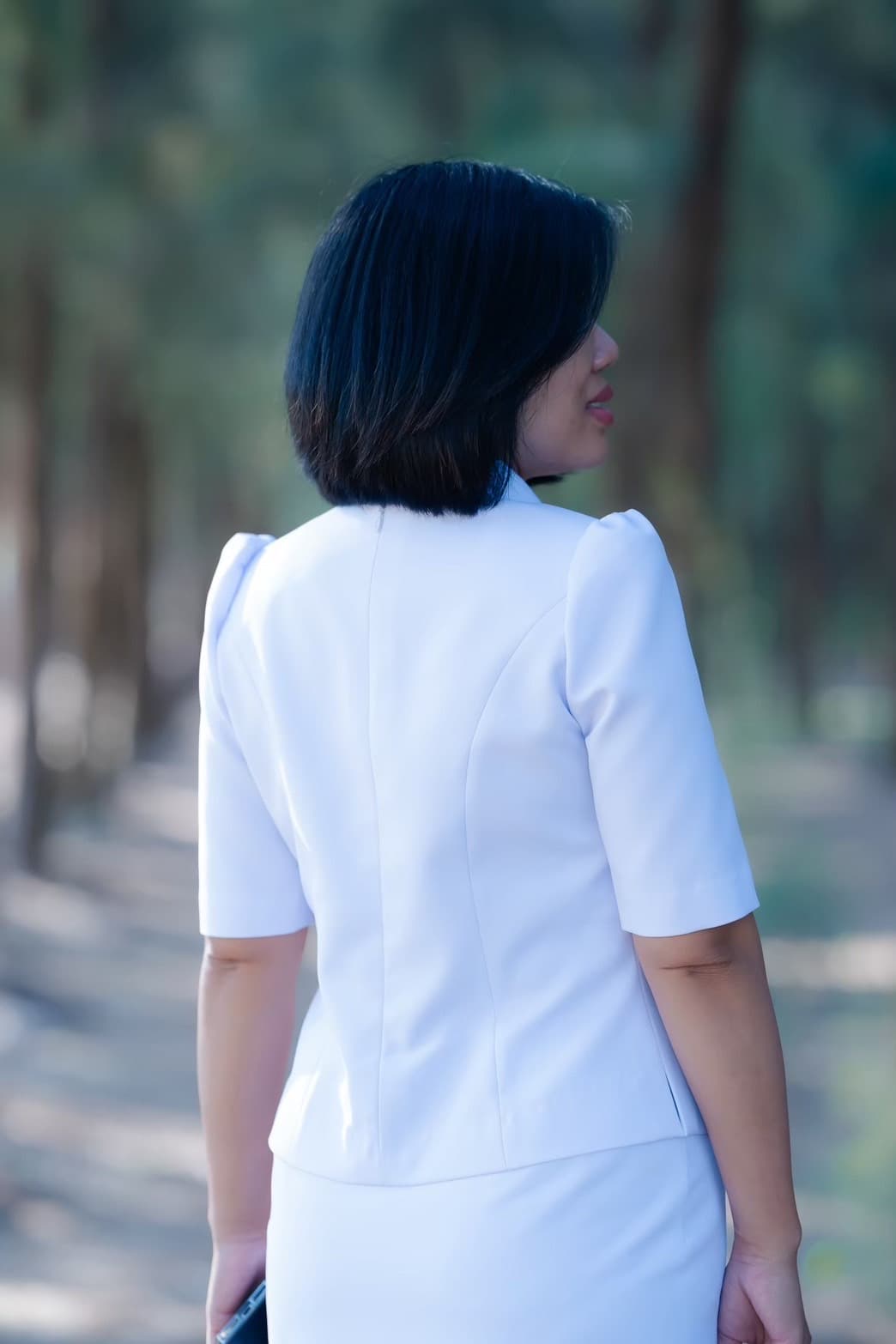 ชุดขาวผู้หญิง สำหรับใส่ไปวัด แบบที่ 1 - ภาพที่ 13