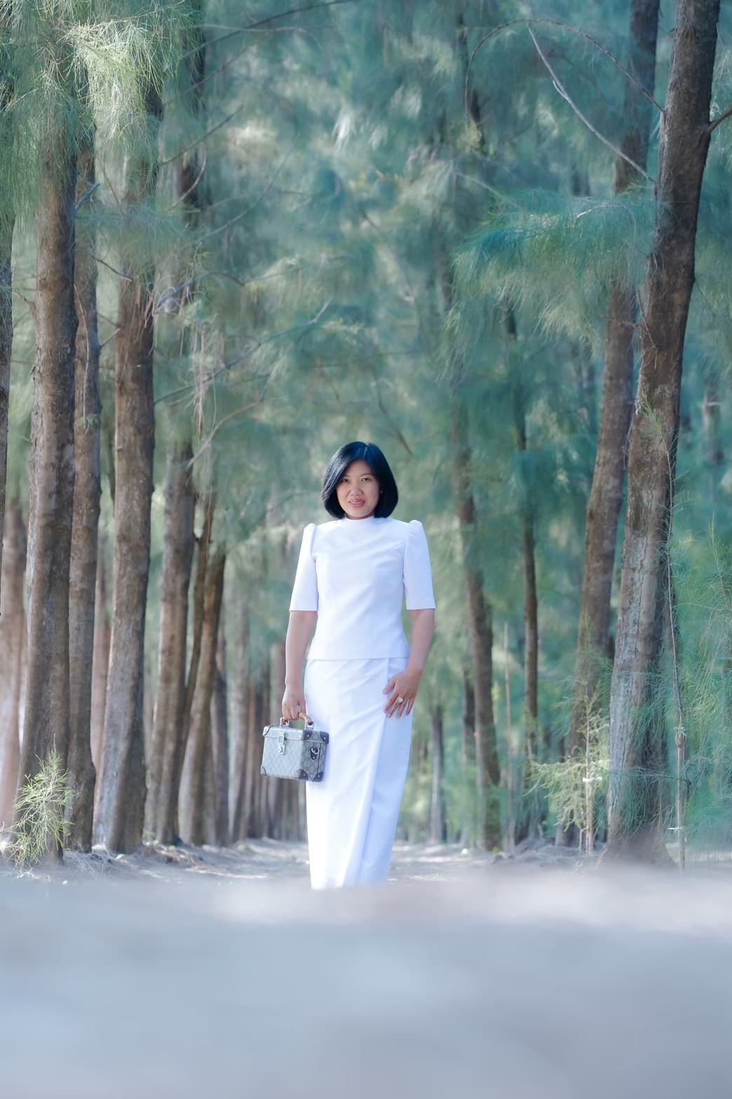 ชุดขาวผู้หญิง สำหรับใส่ไปวัด แบบที่ 1 - ภาพที่ 9