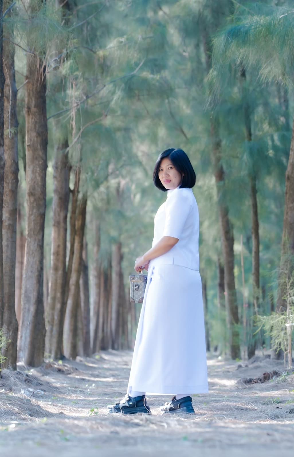 ชุดขาวผู้หญิง สำหรับใส่ไปวัด แบบที่ 1 - ภาพที่ 16