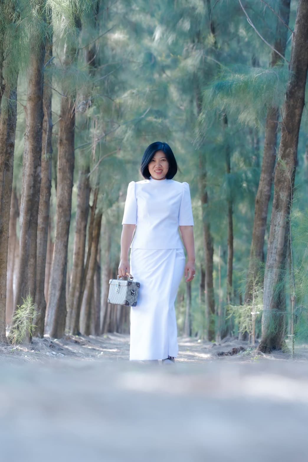 ชุดขาวผู้หญิง สำหรับใส่ไปวัด แบบที่ 1 - ภาพที่ 8