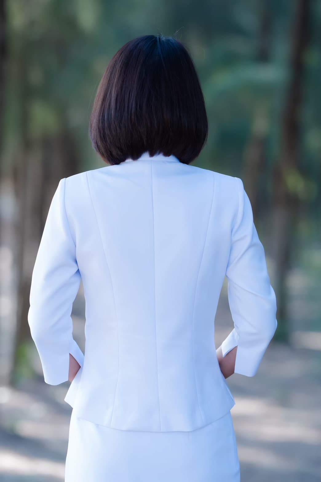 ชุดขาวผู้หญิง สำหรับใส่ไปวัด แบบที่ 2 - ภาพที่ 10