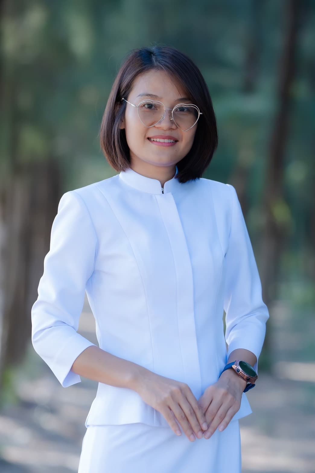 ชุดขาวผู้หญิง สำหรับใส่ไปวัด แบบที่ 2 - ภาพที่ 2