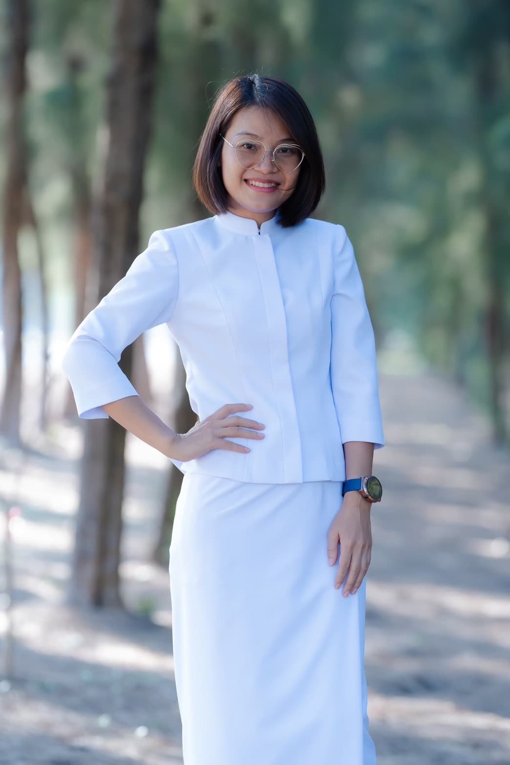 ชุดขาวผู้หญิง สำหรับใส่ไปวัด แบบที่ 2 - ภาพที่ 14