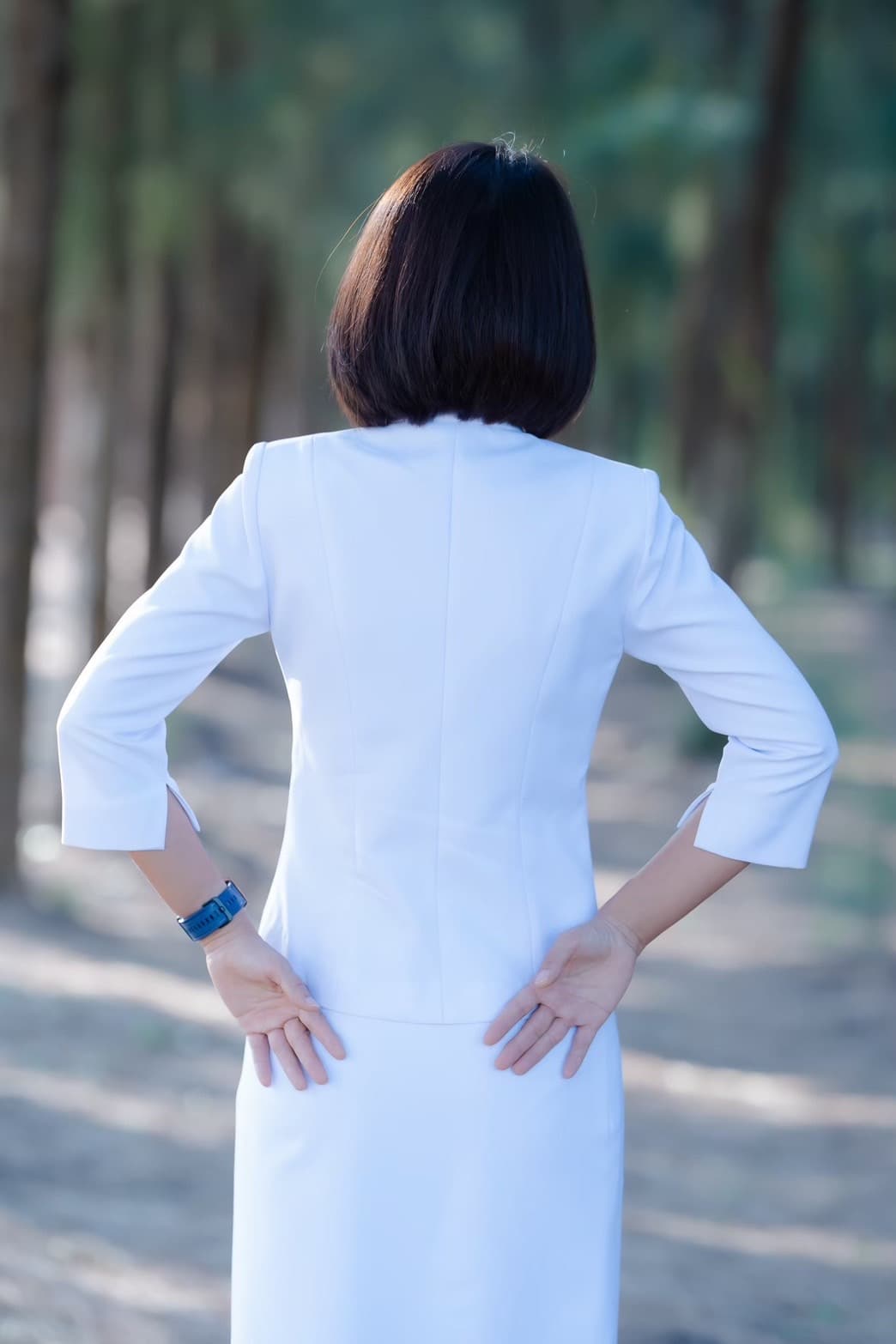 ชุดขาวผู้หญิง สำหรับใส่ไปวัด แบบที่ 2 - ภาพที่ 9