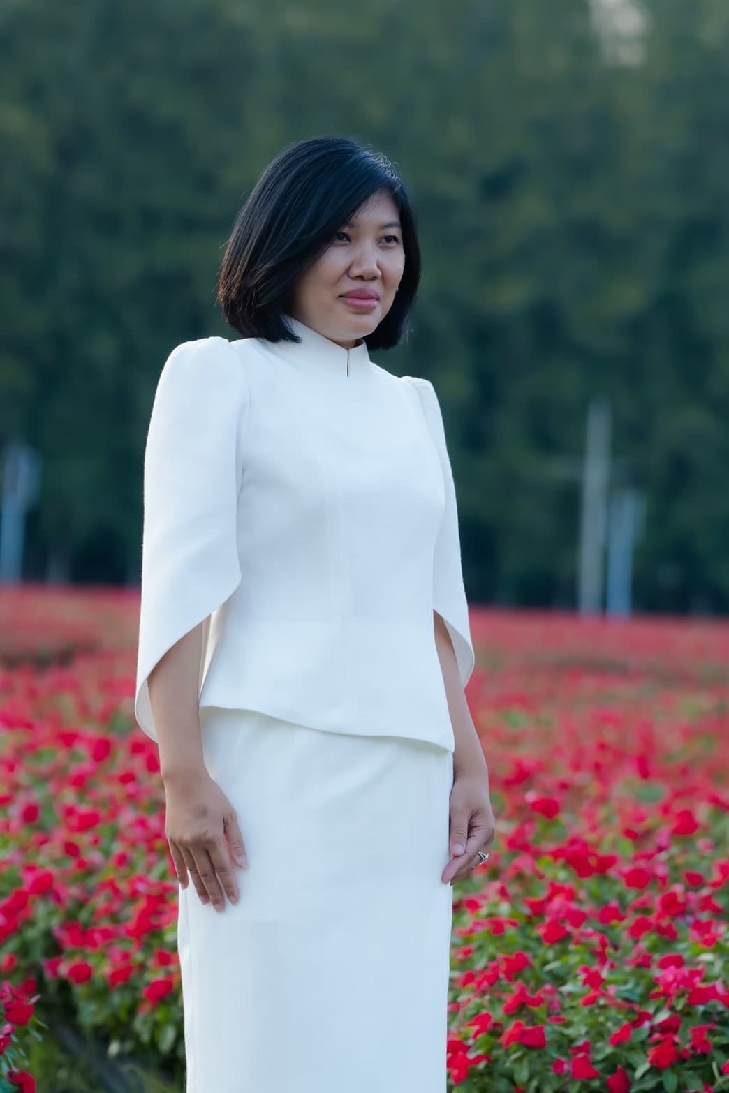 ชุดขาวผู้หญิง สำหรับใส่ไปวัด แบบที่ 3 - ภาพที่ 15