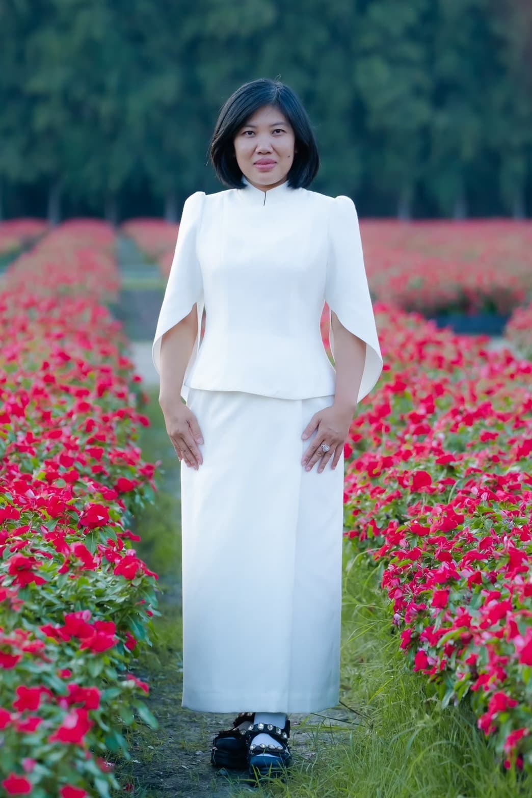 ชุดขาวผู้หญิง สำหรับใส่ไปวัด แบบที่ 3 - ภาพที่ 11